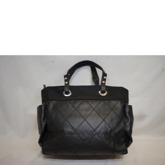 Chanel Tote Black Paris With Pouch Biarritz - Picture 1 of 8